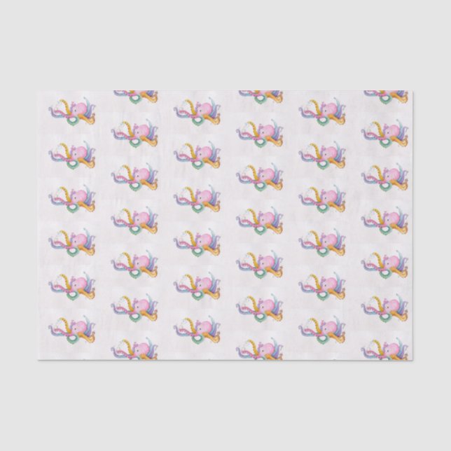 Papel De Seda Octopus Tea Fiesta (Anverso)