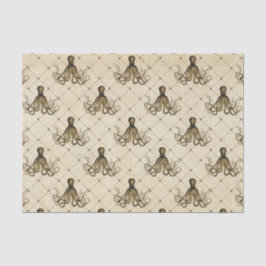 Papel De Seda Octopus vintage grande