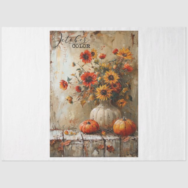 Papel De Seda Octubre (Anverso)