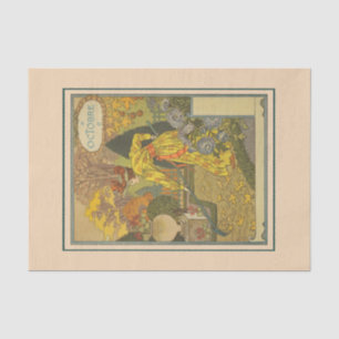 Papel De Seda Octubre por Eugene Grasset 