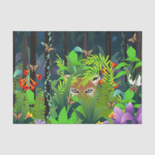 Papel De Seda Oculto En El Foliage