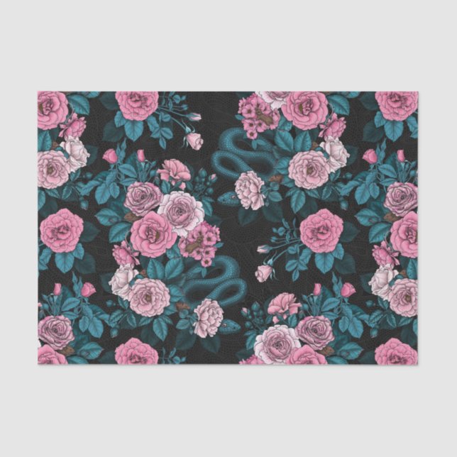 Papel De Seda Ocultos en los rosas 2 (Anverso)