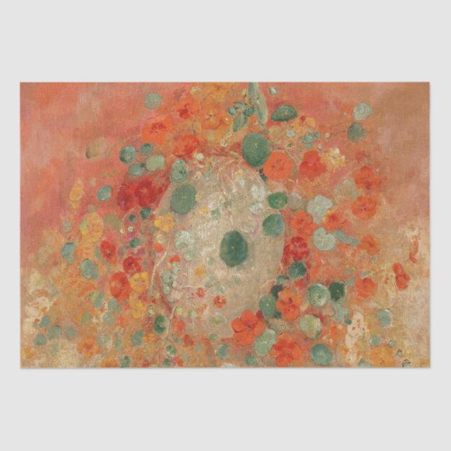 Papel De Seda Odilon Redon | Nasturtios (1905) (Anverso)