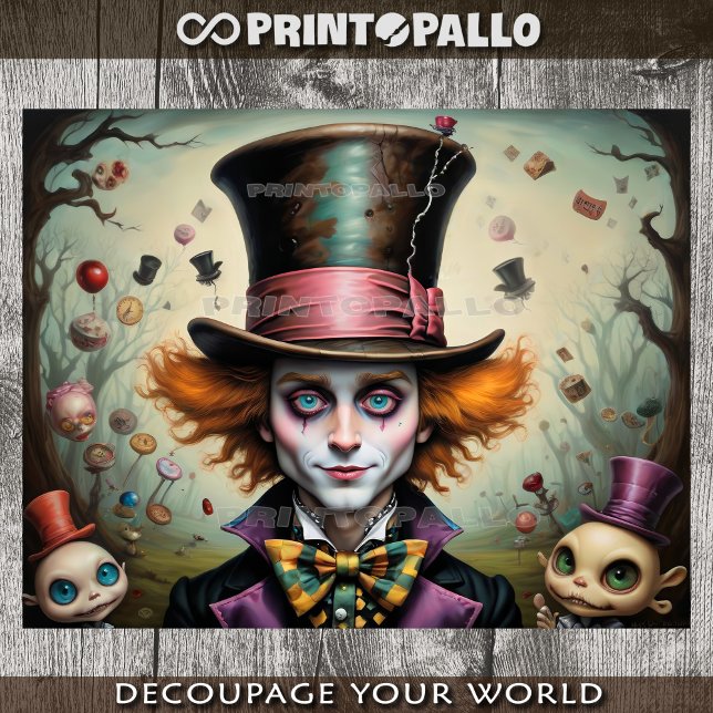 Papel De Seda Odio loco de Alicia en el estilo personalizado de  (Subido por el creador)