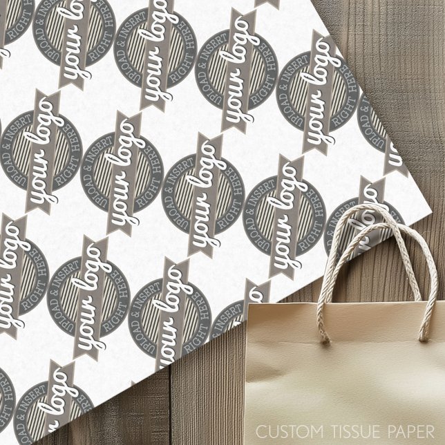 Papel De Seda Ofertas comerciales promocionales con logotipo (Custom Tissue Paper)