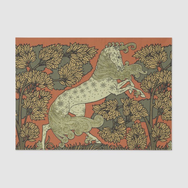 Papel De Seda Oficios de arte medieval Art Nouveau (Anverso)