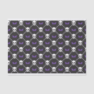 Papel De Seda OG de la moda, esqueletos de Halloween, patrón de
