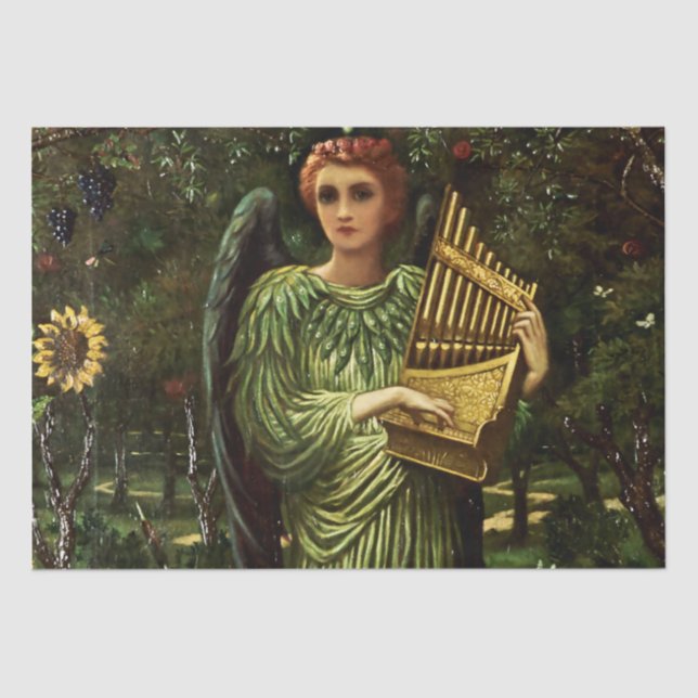 Papel De Seda "Oh All Ye Green Things" de Edward A F Prynne (Anverso)