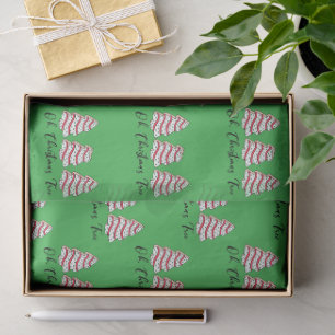 Papel De Seda Oh árbol de Navidad Pasteles Little Debbie en pape