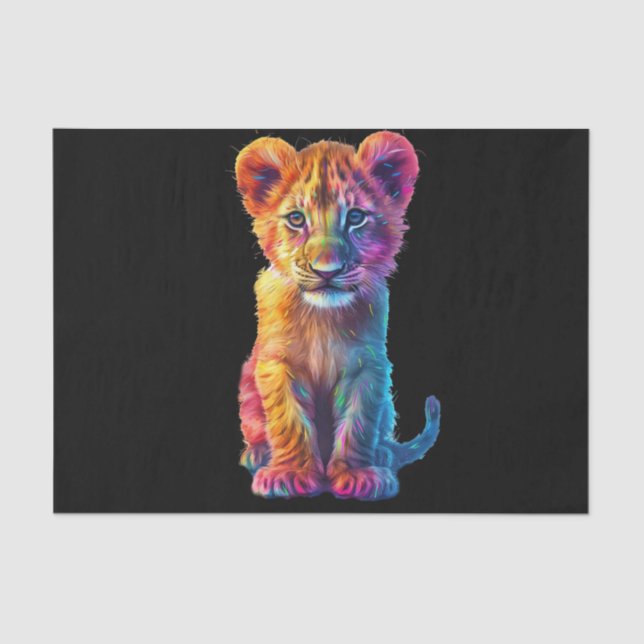 Papel De Seda Oh Baby Big Cat Cub (Anverso)