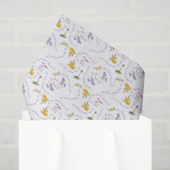Papel De Seda ¡Oh, los lugares a los que llegarás! (Bolsa de regalo)