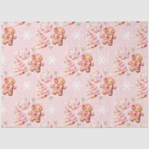 Papel De Seda Oh, qué Navidades rosados tan divertidos