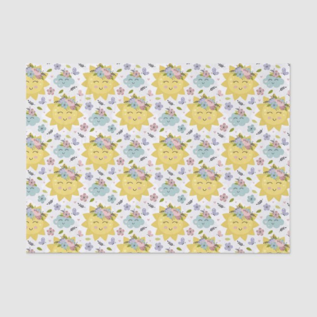 Papel De Seda Oh Sunny Day Tissue Paper (Anverso)