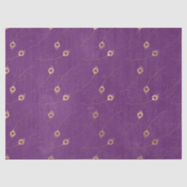 Papel De Seda Ojo abstracto de oro de plumas de pavo real en mor