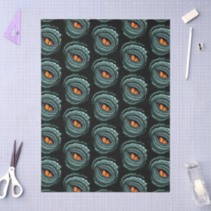 Papel De Seda Ojo de reptil depredador primitivo