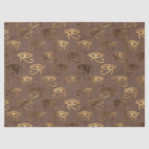 Ojo egipcio metálico en Brown