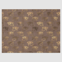 Papel De Seda Ojo egipcio metálico en Brown