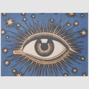 Papel De Seda Ojos Estrellas Luna Celestial Nouveau