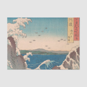 Papel De Seda Olas japonesas Naruto Remolino Arte Oceánico