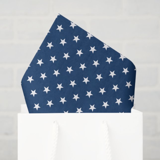 Papel de seda Old Glory Blue Stars (escala pequeña (Bolsa de regalo)
