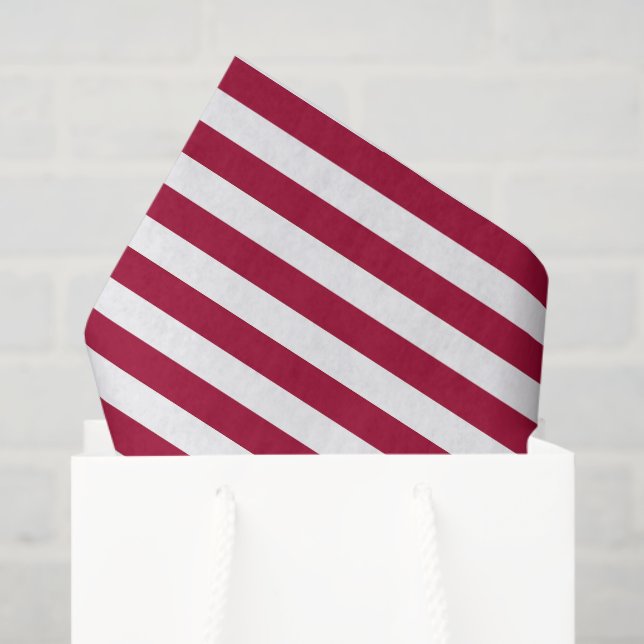 Papel De Seda Old Glory Franja Roja (escala media) (Bolsa de regalo)