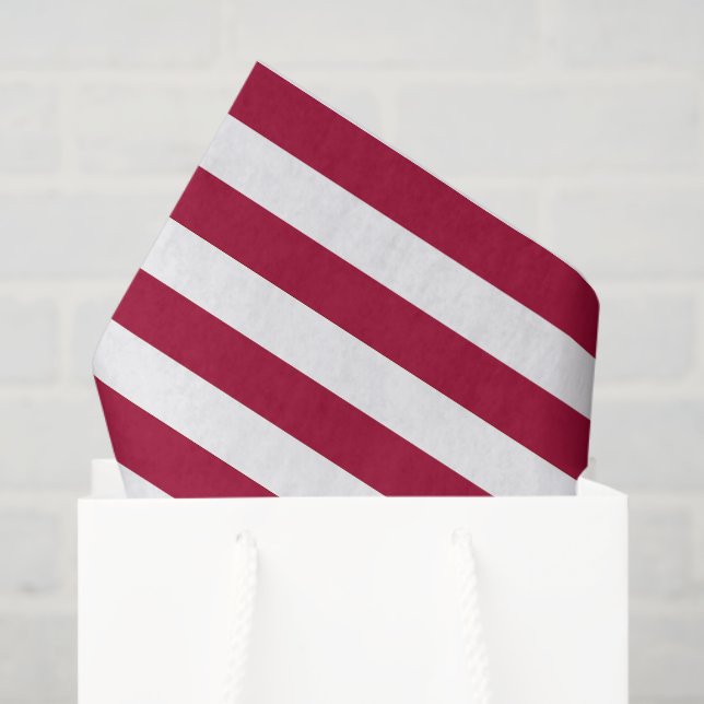 Papel De Seda Old Glory Franja Roja (gran escala) (Bolsa de regalo)