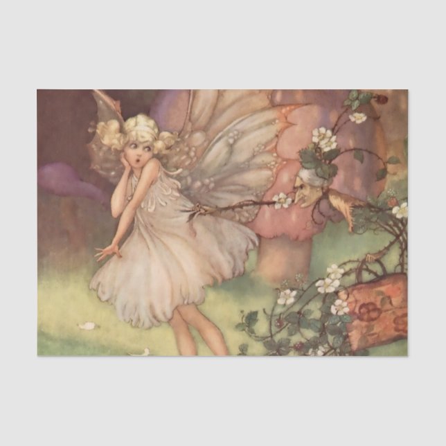Papel De Seda “Old Mother Bramble” de Florence Anderson (Anverso)