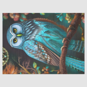 Papel De Seda Oleus turquesa
