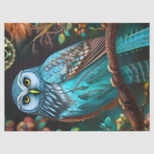 Papel De Seda Oleus turquesa