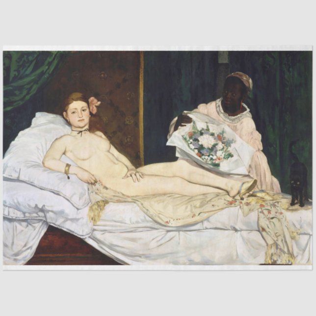 Papel De Seda Olimpia, Edouard Manet, 1863 (Anverso)