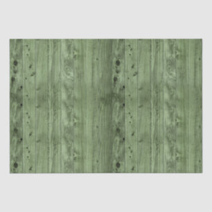 Papel De Seda Olive Green Faux Wood