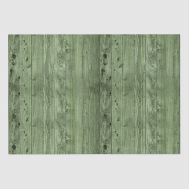 Papel De Seda Olive Green Faux Wood (Anverso)
