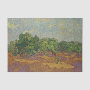 Papel De Seda Olivos, Van Gogh, Decoupage