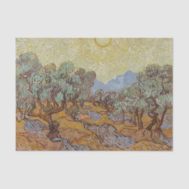 Papel De Seda Olivos, Vincent van Gogh (Anverso)
