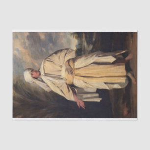 Papel De Seda Omai de las Islas Amigas por Sir Joshua Reynolds
