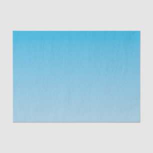 Papel De Seda Ombre Azul