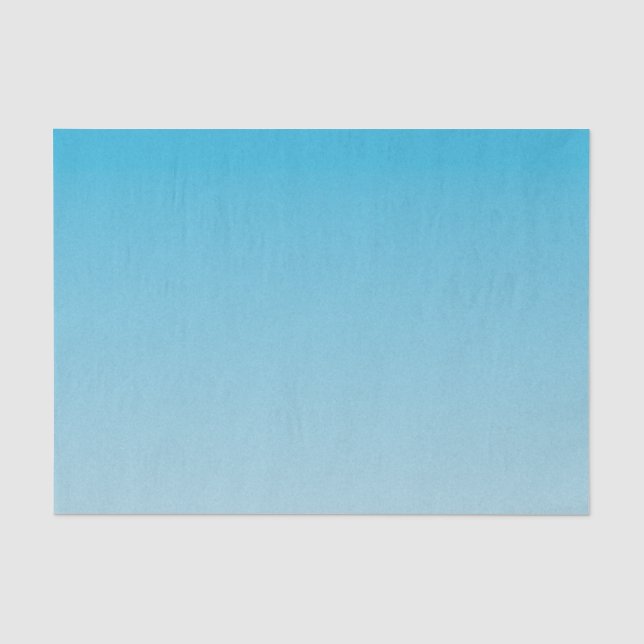Papel De Seda Ombre Azul (Anverso)