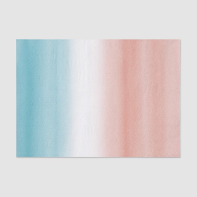 Papel De Seda Ombre azul (Anverso)