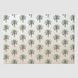 Papel De Seda Ombre de palmera tropical