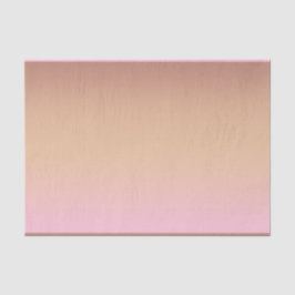 Papel De Seda Ombre Rosa Gold personalizado
