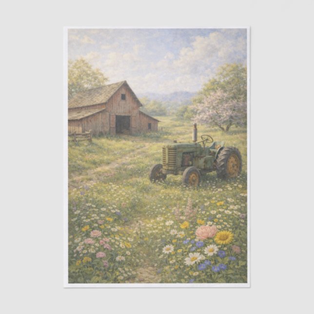 Papel De Seda On the Farm  (Anverso)