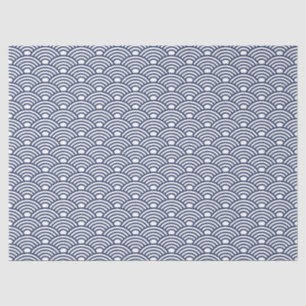 Papel De Seda Ondas antiguas japonesas de Seigaiha