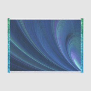 Papel De Seda Ondas Blandas De Arena Azul Y Verde