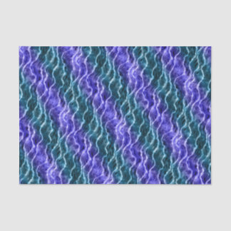 Papel De Seda ondas de tinta - gradiente de azules :
