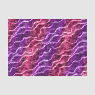 Papel De Seda ondas de tinta - gradiente rosados :