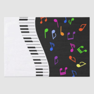 Papel De Seda Ondas musicales
