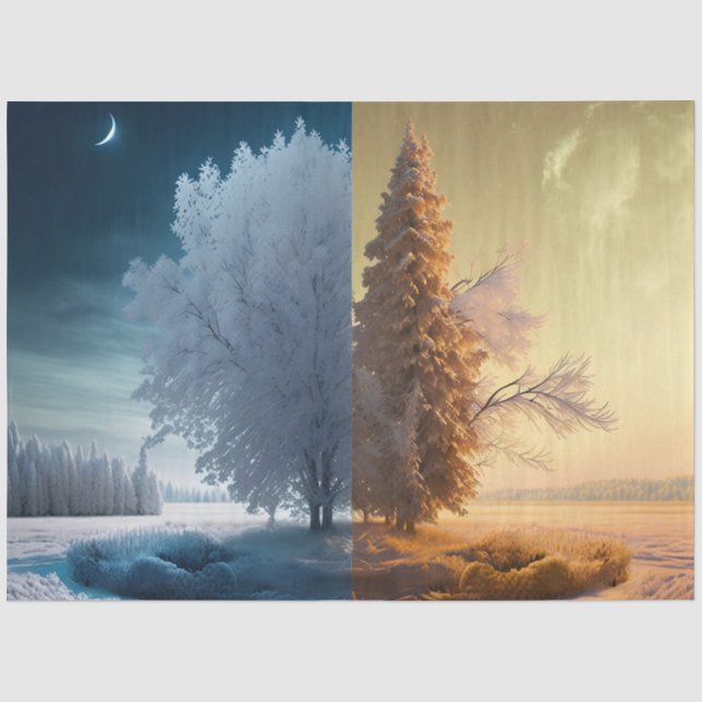 Papel De Seda One day in winter (Anverso)