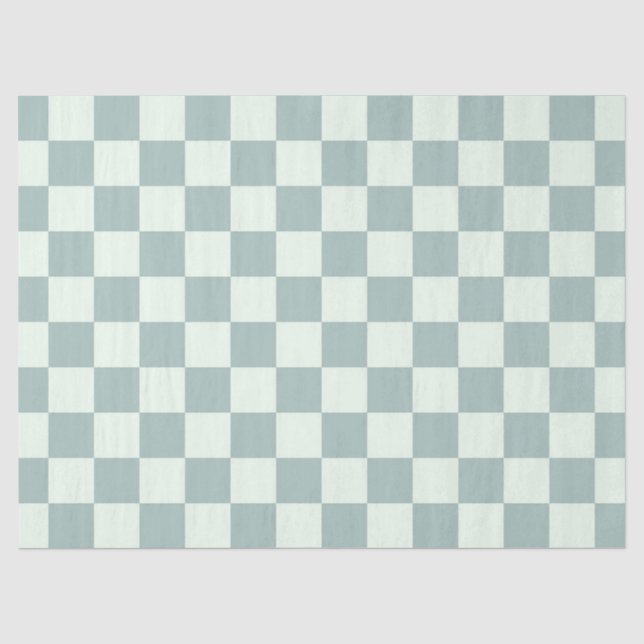 Papel De Seda Opal y tablero de ajedrez (Anverso)