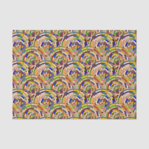 Papel De Seda Opciones A-D de mosaicos radicales