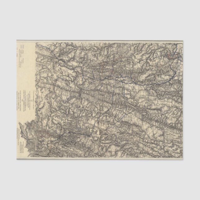 Papel De Seda Operaciones militares de la campaña de Atlanta (Anverso)